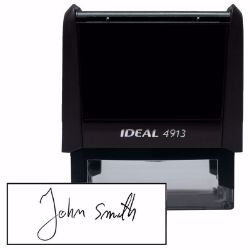 pre-inked stamp - next day shipping custom signature stamp by checks next day