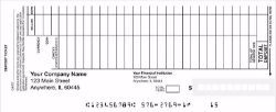 1 part deposit slip checks next day